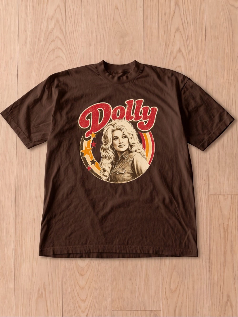 Gildan Brown Dolly Parton Graphic T-shirt